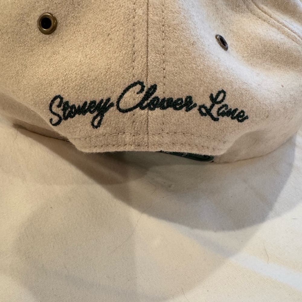 New NWOT Tulane University Bling ‘47 Stoney Clover Lane Baseball Cap Tan Green - Picture 3 of 8